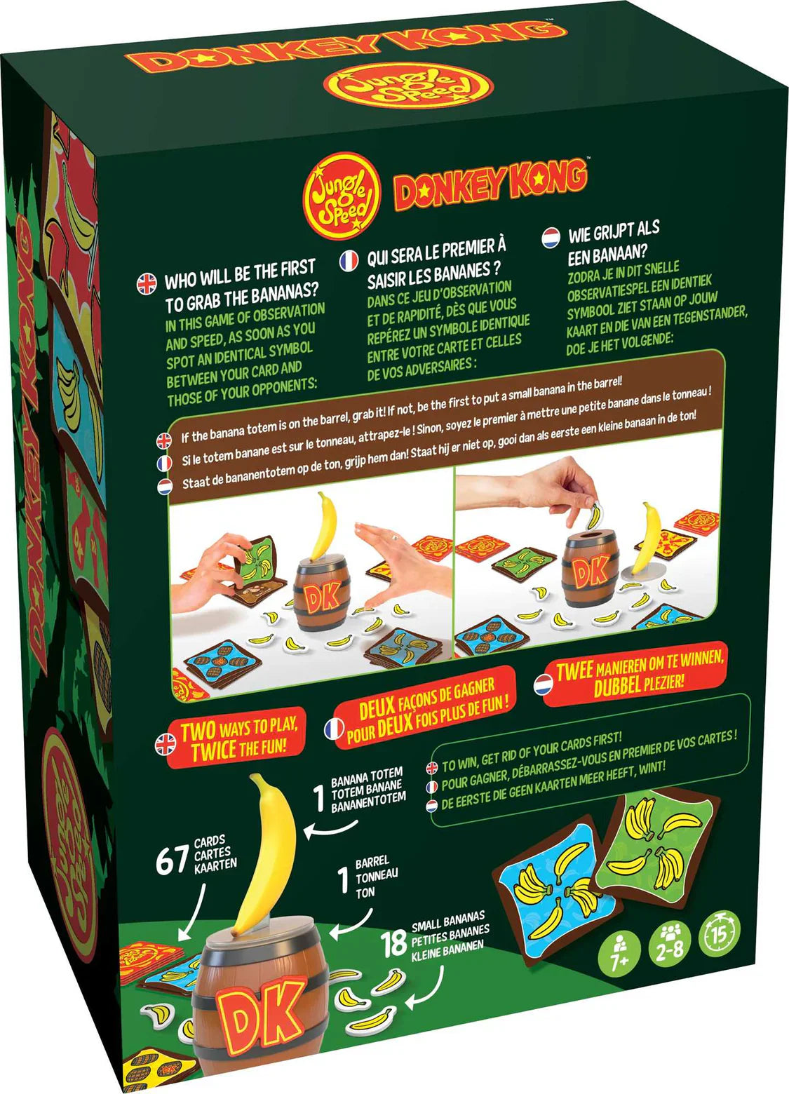 Jungle Speed Donkey Kong Board Game by Snaps – Fast-Paced Card Game