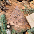 Rusty Metal Christmas Tree Decoration | Steel Garden Art by RW Norfolk