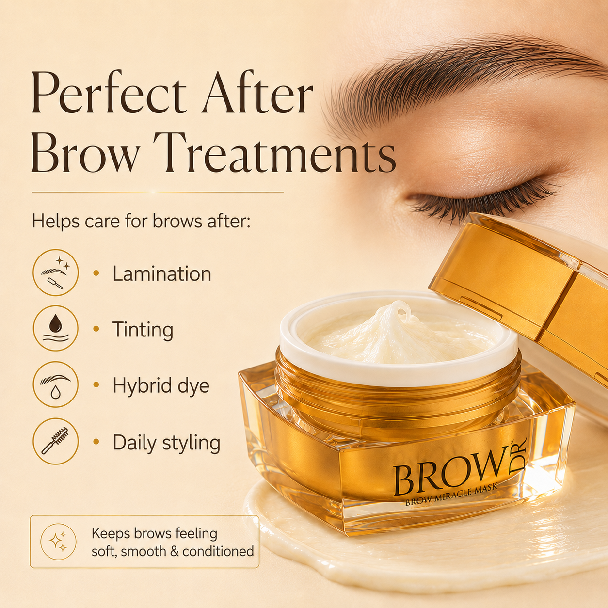 London Brow Doctor | Intensive Brow and Lash Hair Restoration Mask