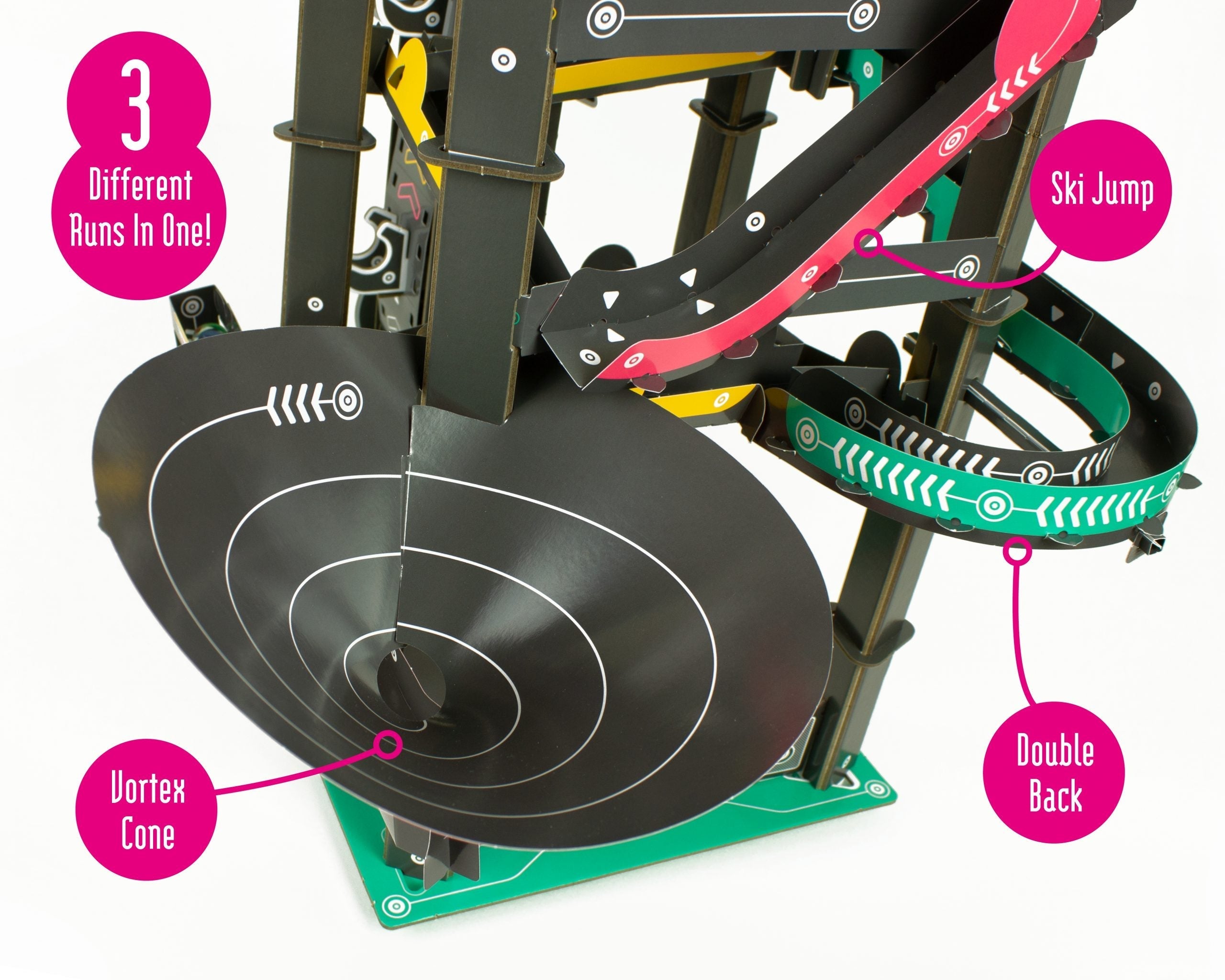 Snaps Marble Run Kit – Sustainable Cardboard STEM Engineering Toy