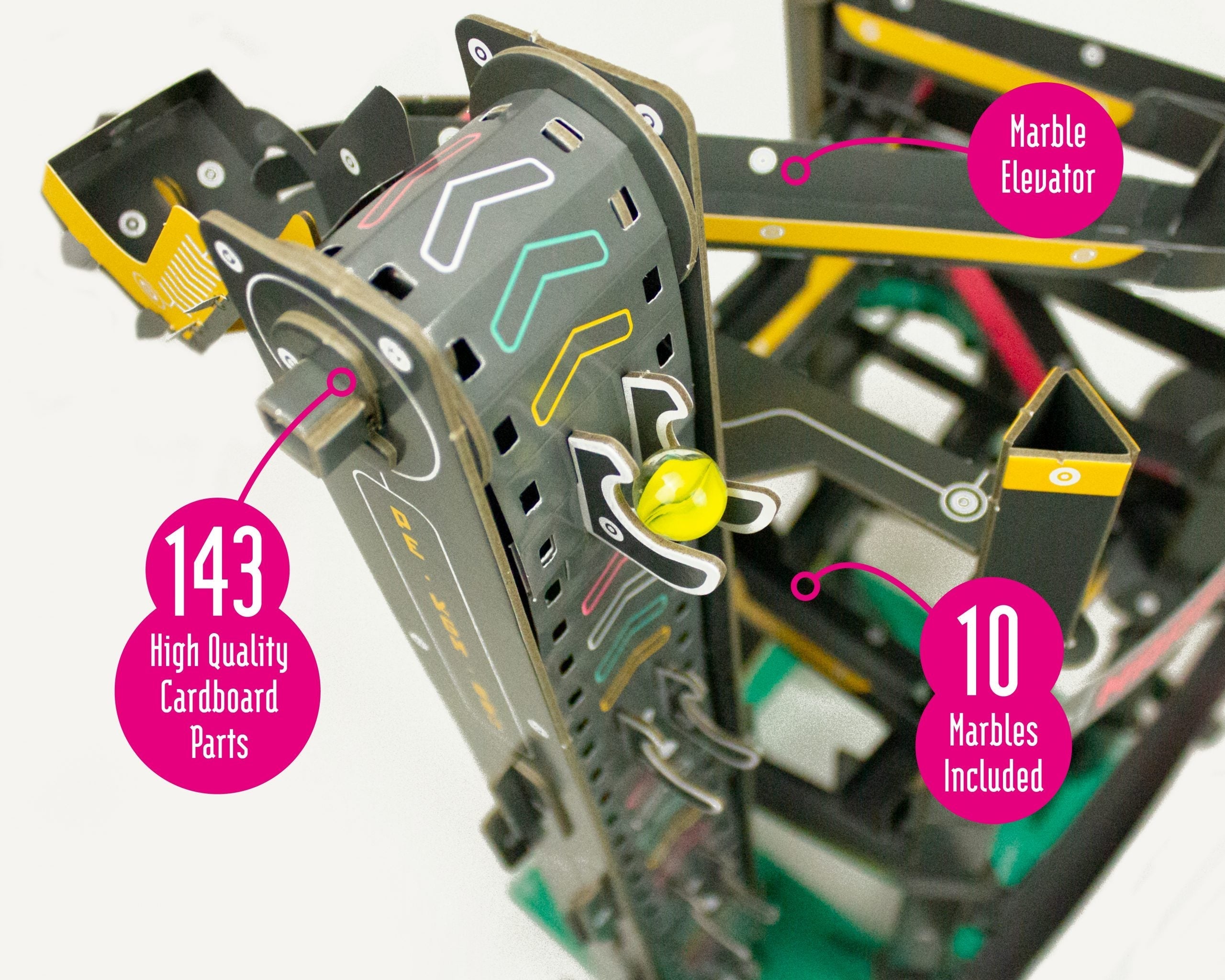 Snaps Marble Run Kit – Sustainable Cardboard STEM Engineering Toy