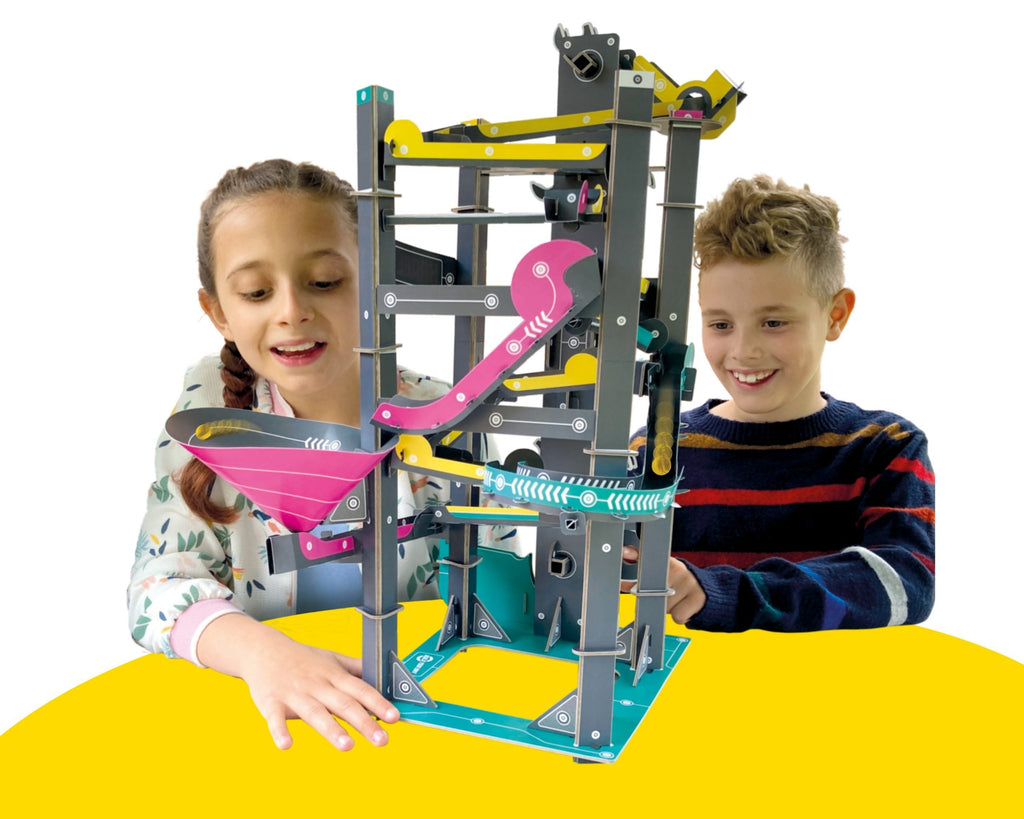 Snaps Marble Run Kit – Sustainable Cardboard STEM Engineering Toy