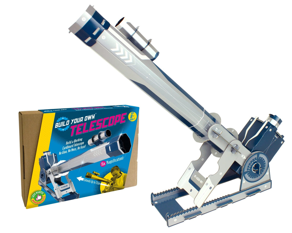 Snaps Build Your Own Telescope Kit – 16x Magnification DIY STEM Toy