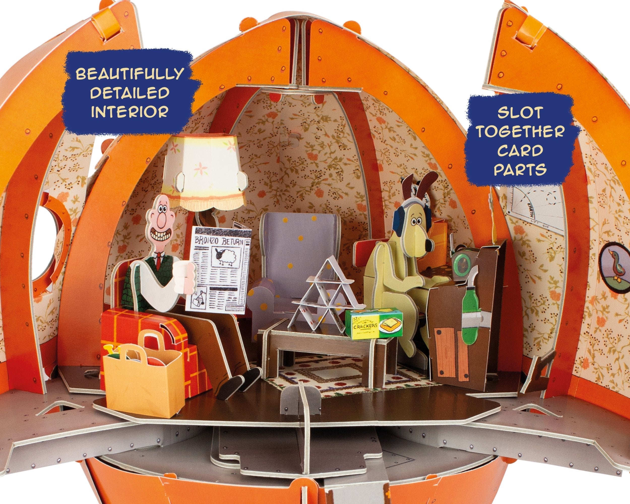 Wallace & Gromit Rocket – Build Your Own Cardboard STEM Model Kit