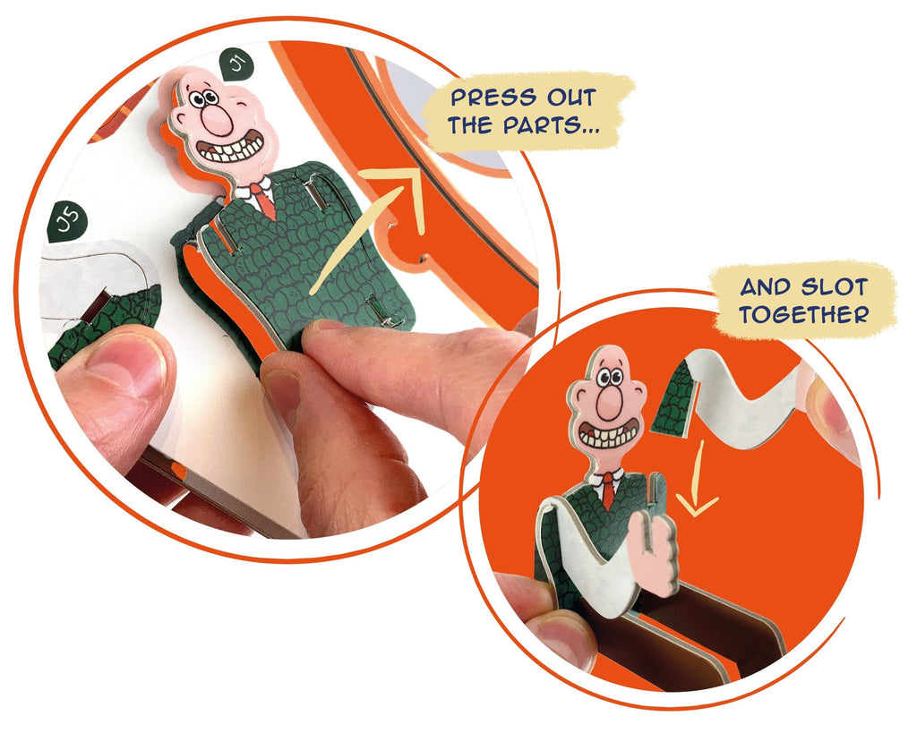 Wallace & Gromit Rocket – Build Your Own Cardboard STEM Model Kit