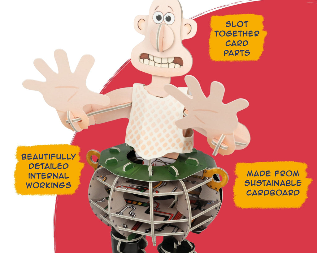 Wallace & Gromit Techno Trousers – Eco-Friendly Cardboard Model Kit