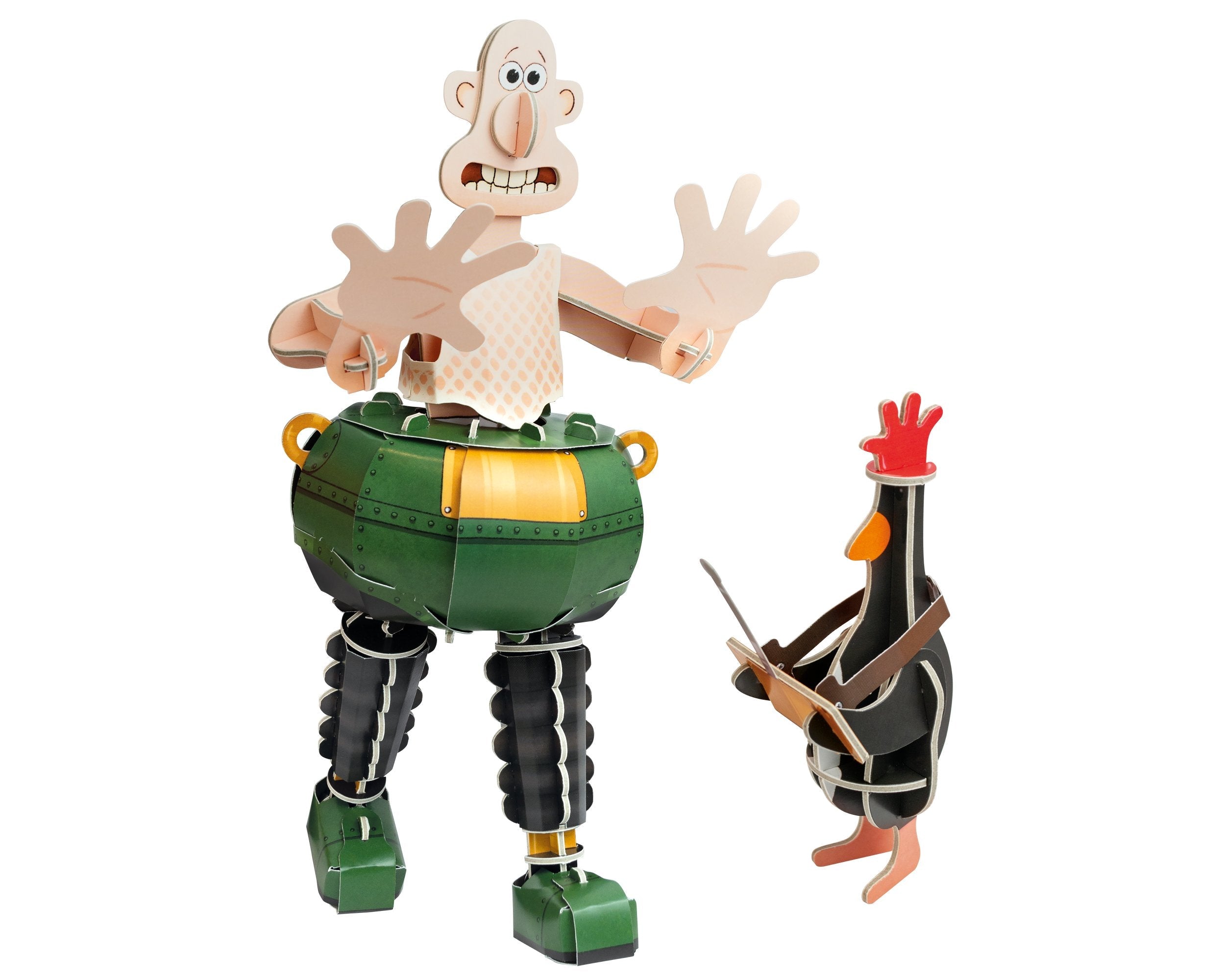 Wallace & Gromit Techno Trousers – Eco-Friendly Cardboard Model Kit