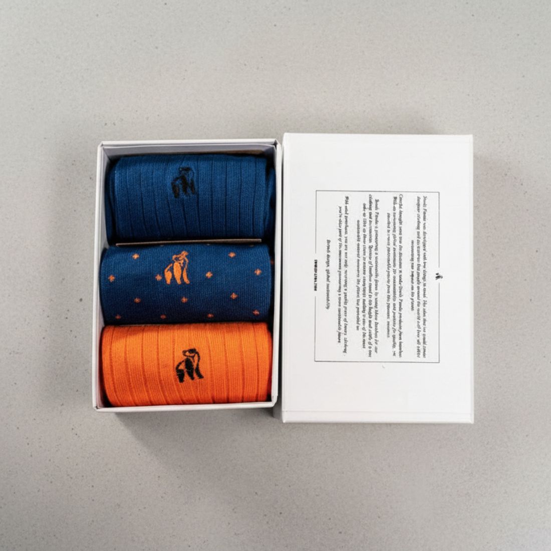 Swole Panda Bamboo Sock Gift Box – 3 Pair Luxury Sustainable Set