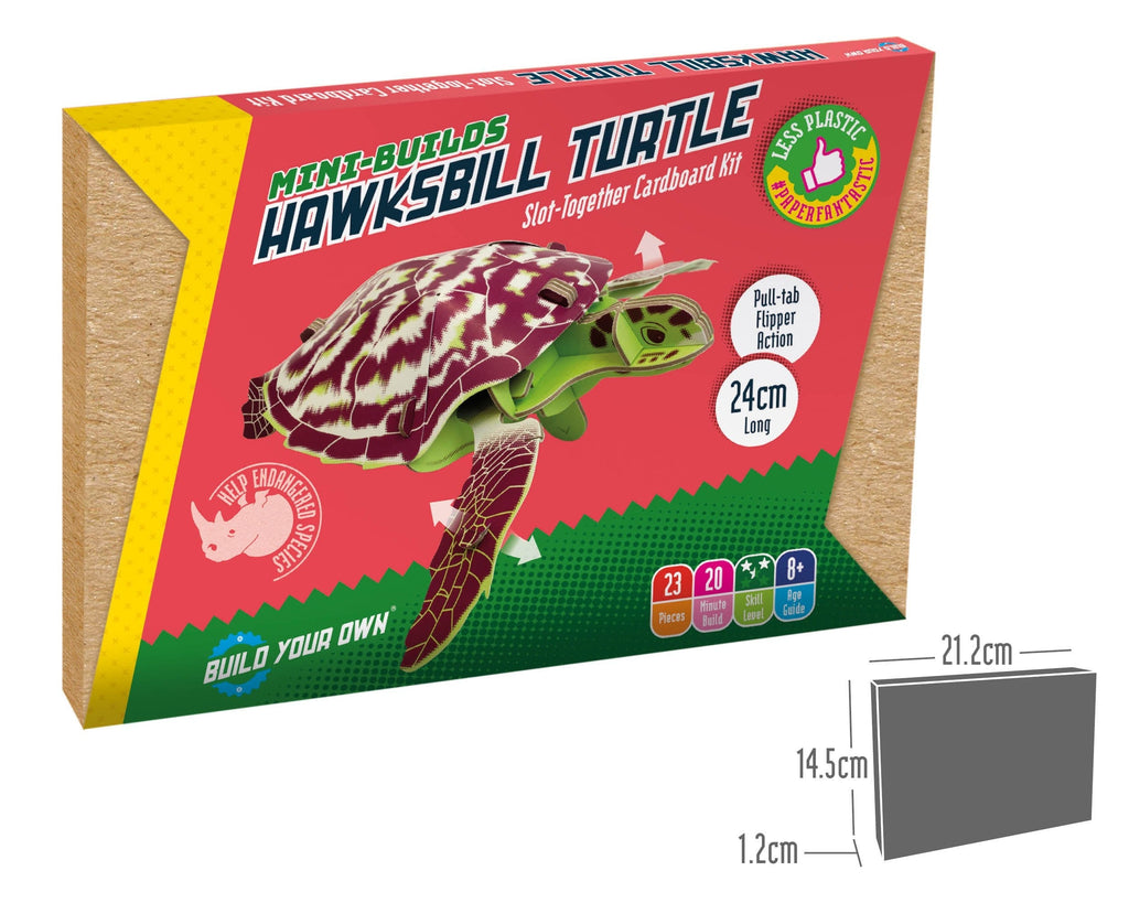 Build Your Own Hawksbill Turtle – Eco-Friendly Cardboard STEM Kit