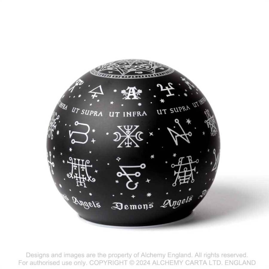 Alchemy Angels & Demons Globe LED Light | Kate's Clothing Battery Lamp