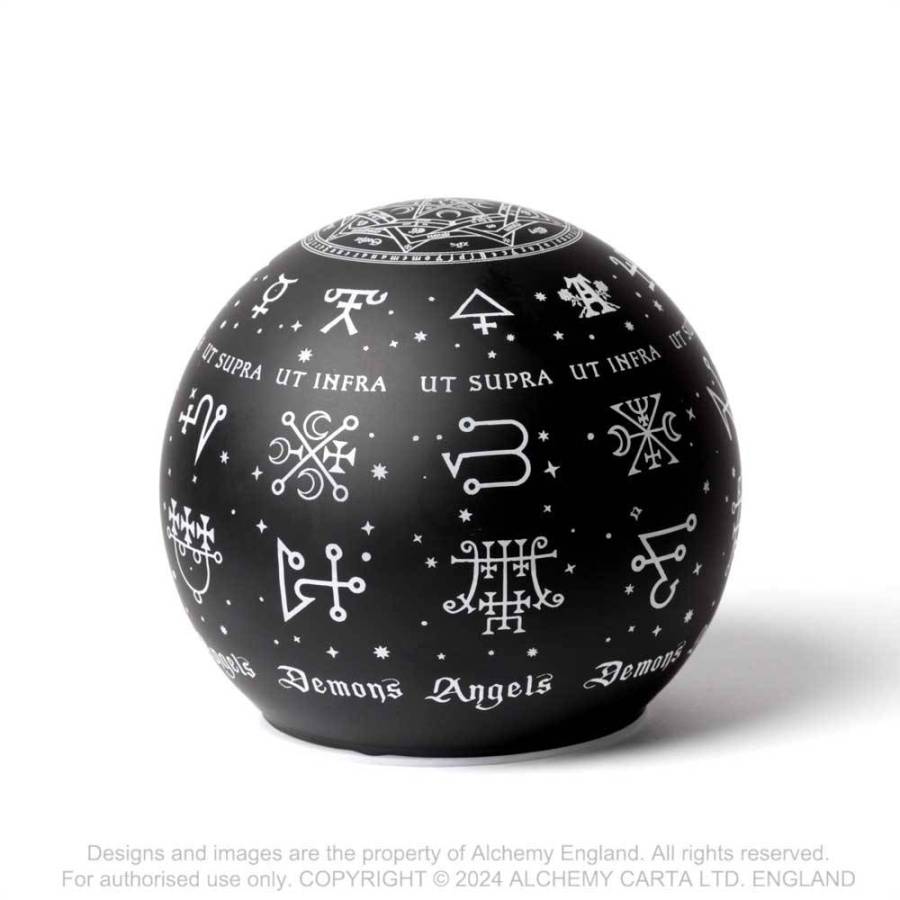 Alchemy Angels & Demons Globe LED Light | Kate's Clothing Battery Lamp