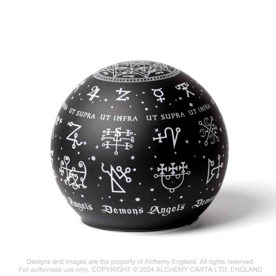 Alchemy Angels & Demons Globe LED Light | Kate's Clothing Battery Lamp