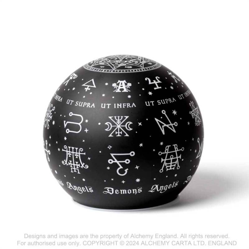 Alchemy Angels & Demons Globe LED Light | Kate's Clothing Battery Lamp