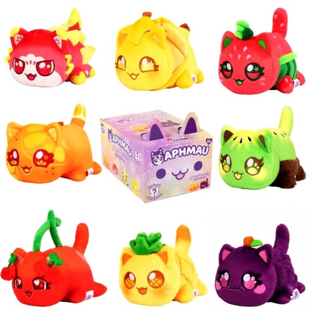 Aphmau MeeMeows Mystery Plush – Fruit Collection 6-Inch Soft Toy
