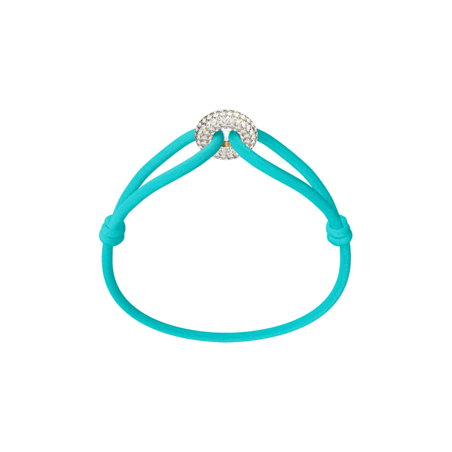 Golden Soho Pavé Cord Bracelet