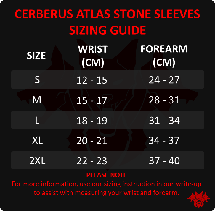 CERBERUS Strength Atlas Stone Sleeves – Premium Leather Forearm Guards