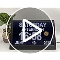 Véfaîî 10" Digital Calendar Day Clock with Remote for Seniors & Dementia