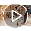 Evolution EVOMS1 Universal Mitre Saw Stand | Folding Compact Support