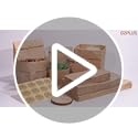 G2PLUS 100 Brown Kraft Paper Bags with Stickers - 13x8x24cm Party Favor