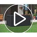 Duramax Cedargrain 416L Outdoor Deck Box – Dark Brown Plastic Storage