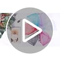 G2PLUS Lake Blue Organza Gift Bags | 100 PCS Mesh Jewelry Pouches