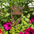 Rusty Metal Mum on a Spade Garden Decoration | Rustic Warehouse Norfolk