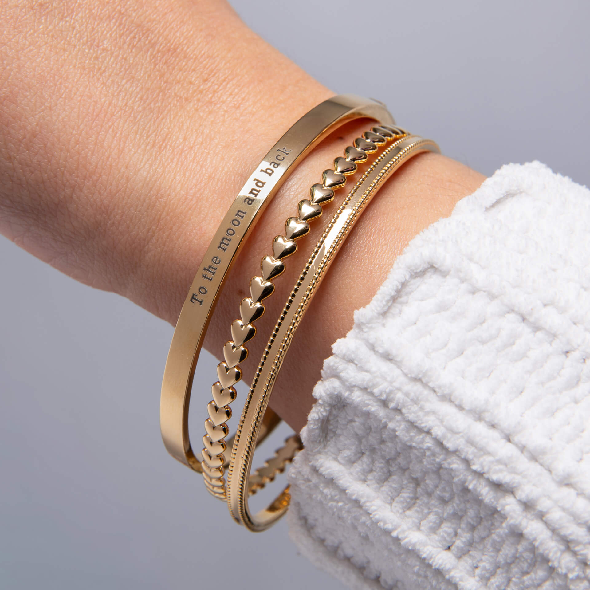 Gecko Jewellery Plain Hinged Bangle – Recycled Sterling Silver