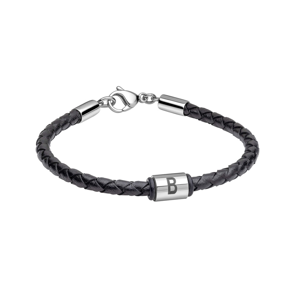Gecko Jewellery Father and Son Matching Braided Leather Bracelet Kit