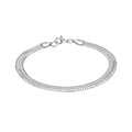 Gecko Jewellery – Stainless Steel Herringbone Chain Bracelet for Men