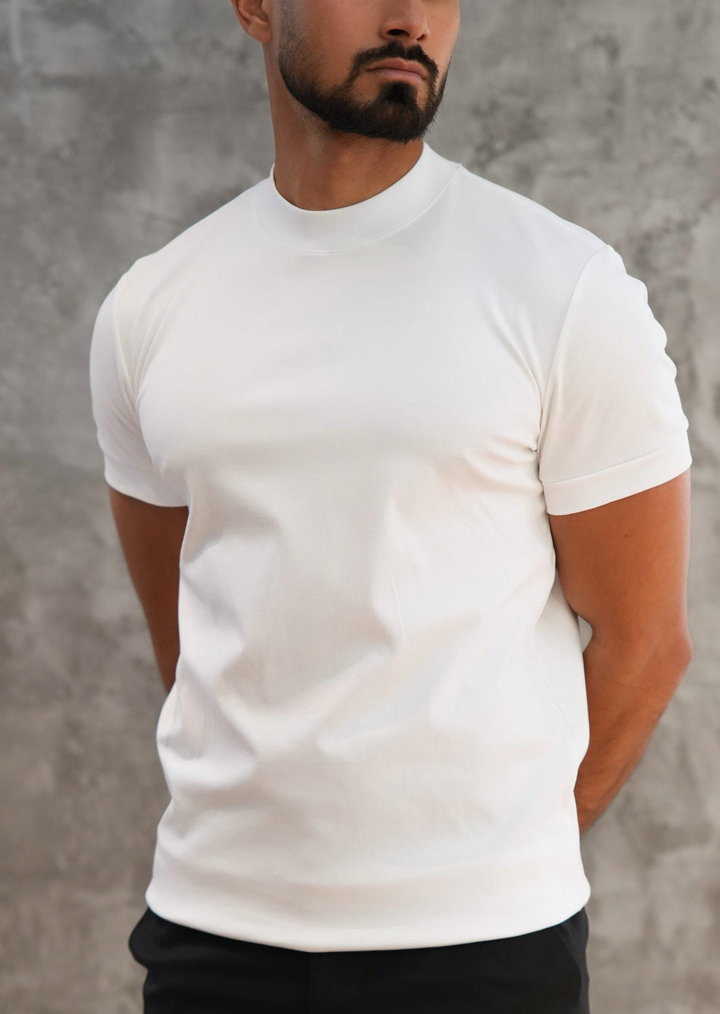 Forbes Luxury Menswear Slim Fit White T-Shirt – Premium Cotton Tee