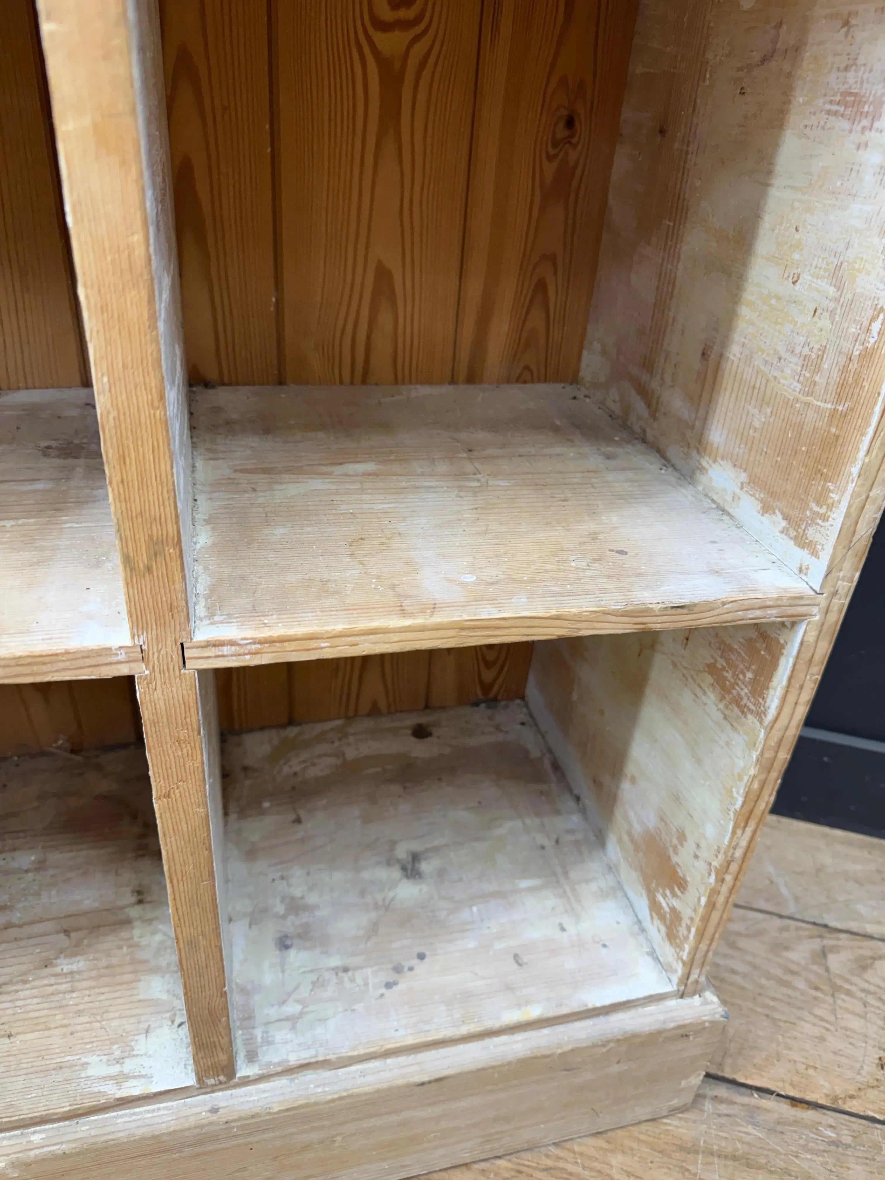 Rustic Pine Shoe Cupboard Pigeon Hole Cabinet Hall Storage Unit Drawer