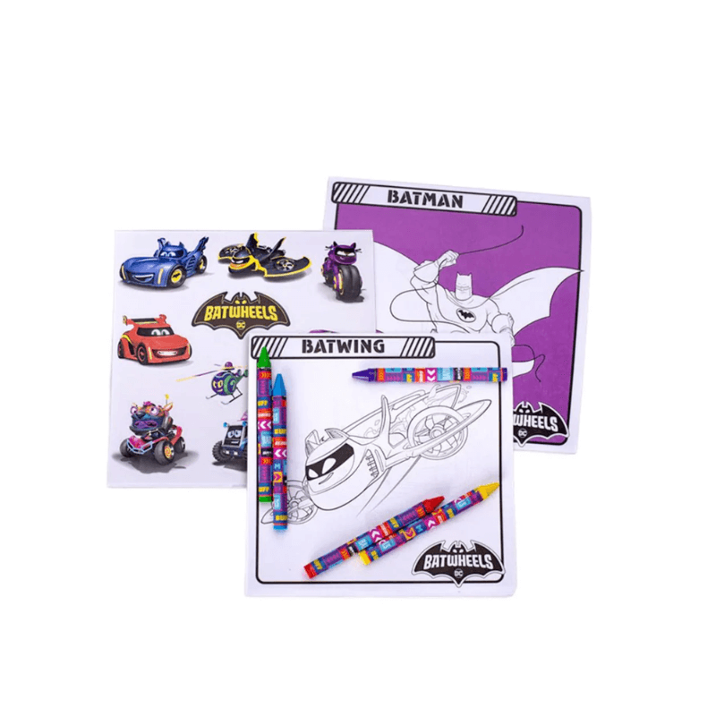 Batwheels On The Go Colouring Set | Batman Kids Travel Activity Kit
