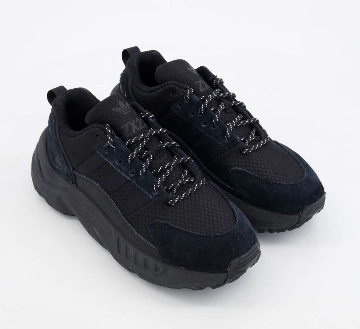 Adidas ZX 22 Boost Unisex Sneakers – Black Suede and Textile Trainers