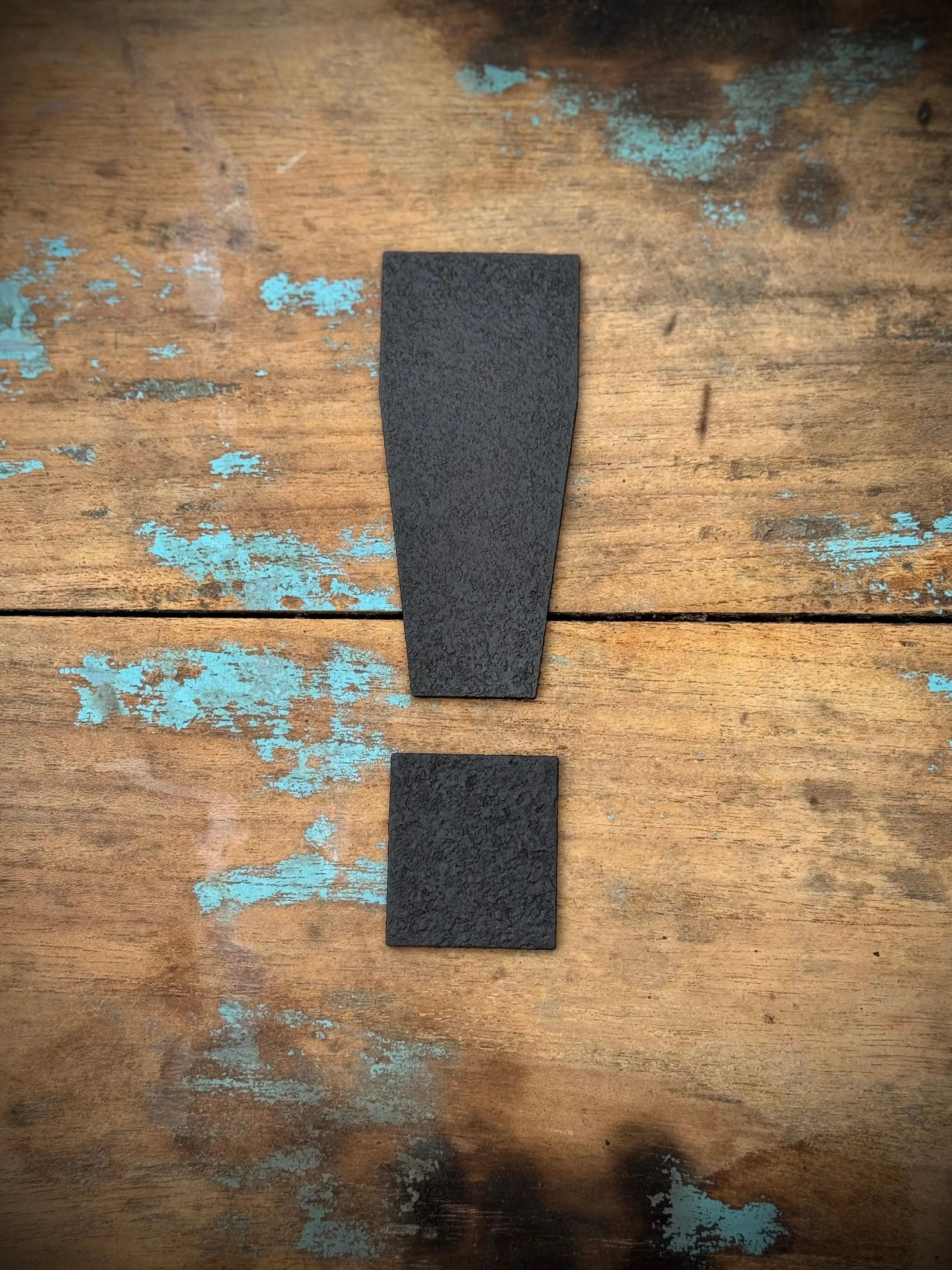 Rustic Black Metal Letters – Industrial Steel Wall Decor by Rustic Warehouse