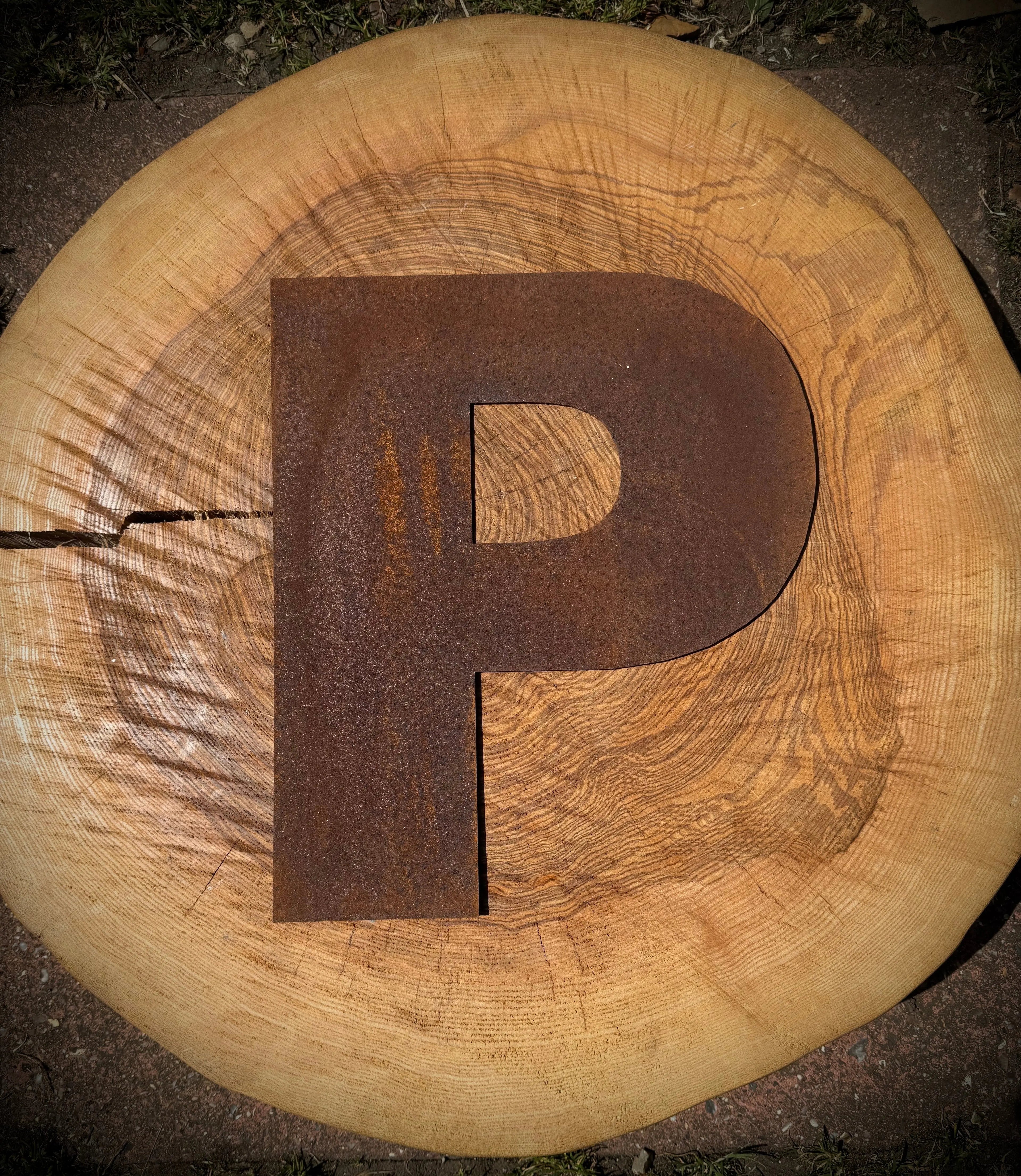 Rustic Warehouse Norfolk 5" Rusty Metal Alphabet Letters – Steel Wall Decor