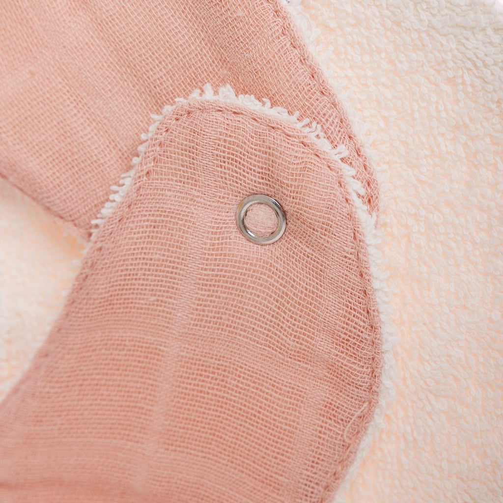 baby me Muslin Dribble Bib Blush