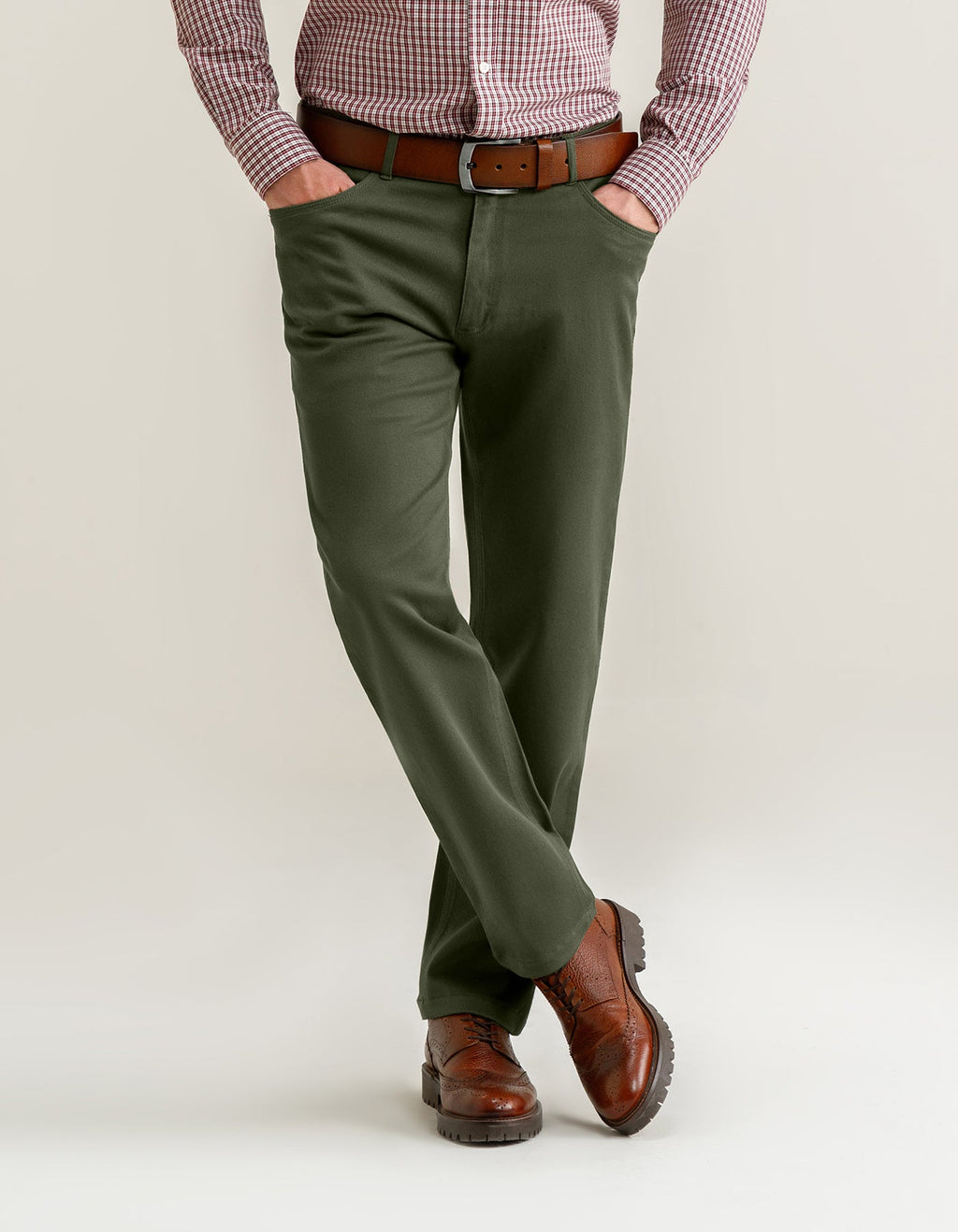 Smart Fit Colour Denim – Dark Green