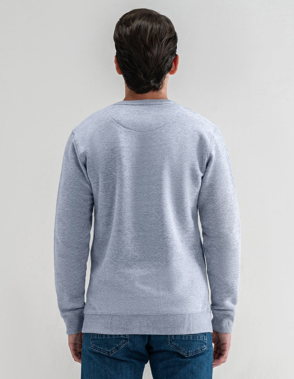 Crewneck Fleece Sweatshirt - Heather Grey