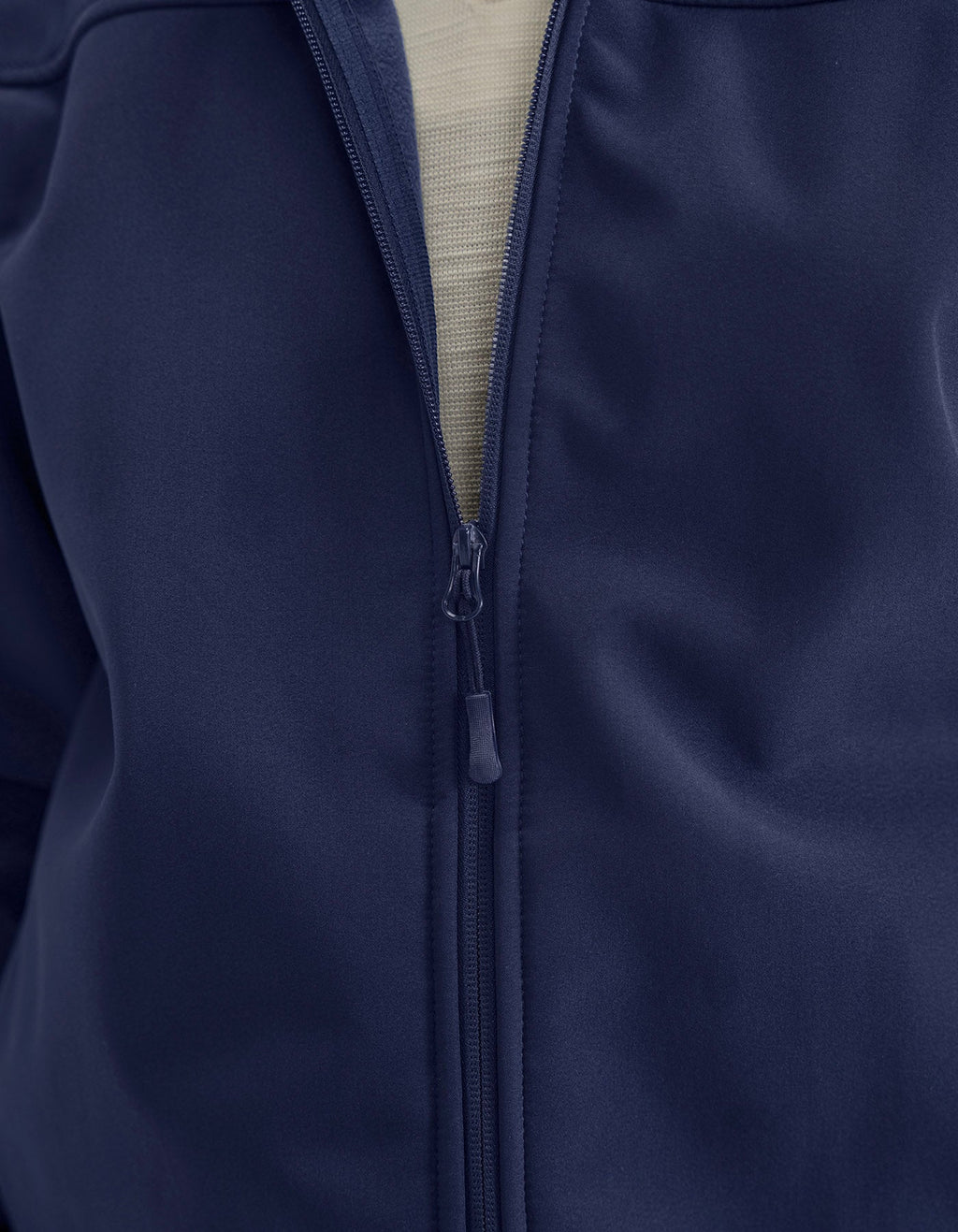 Navy Hooded Windbreaker Jacket
