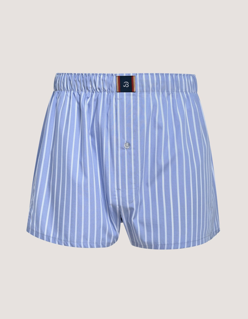 Sky Blue Striped Woven Boxer