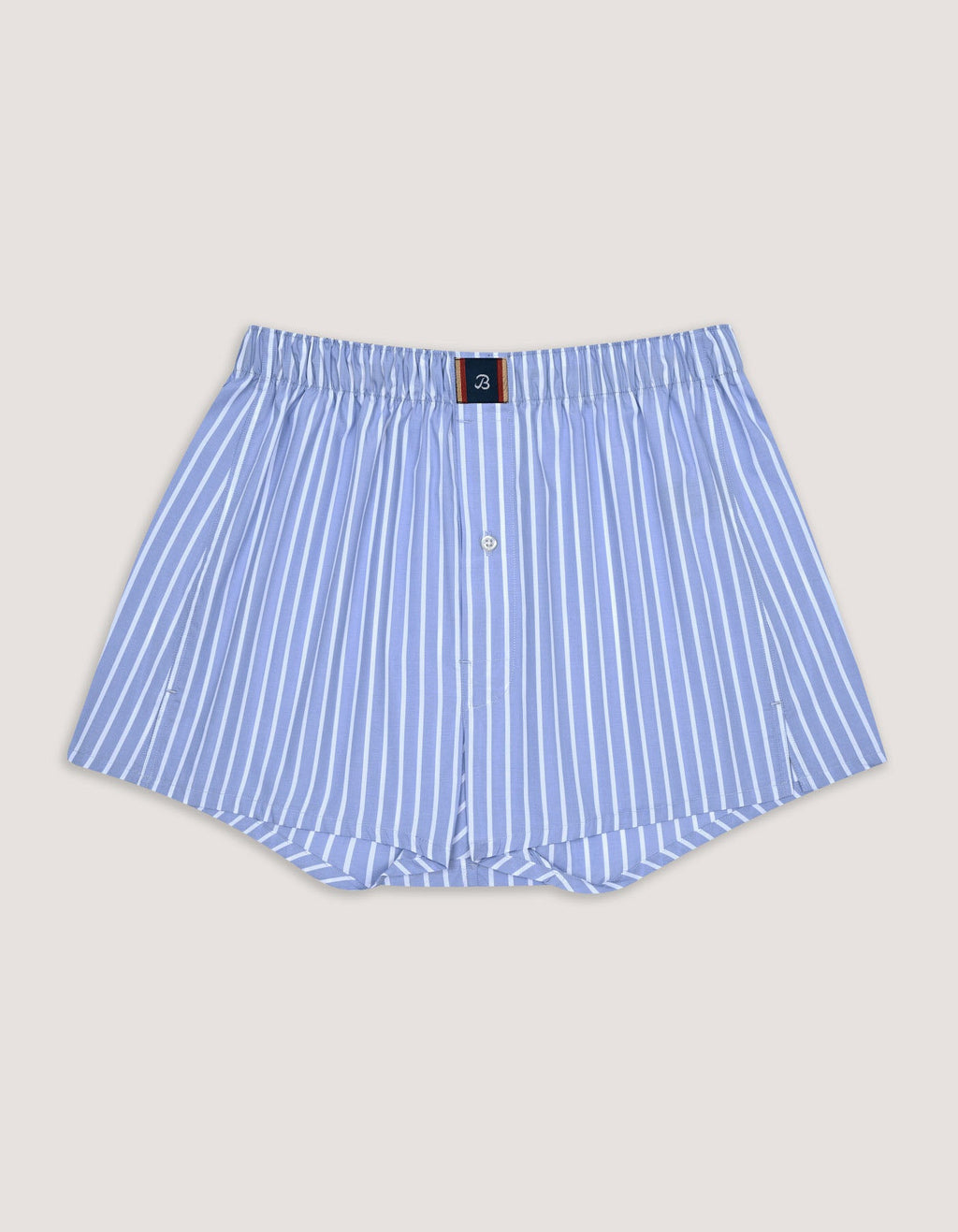 Sky Blue Striped Woven Boxer