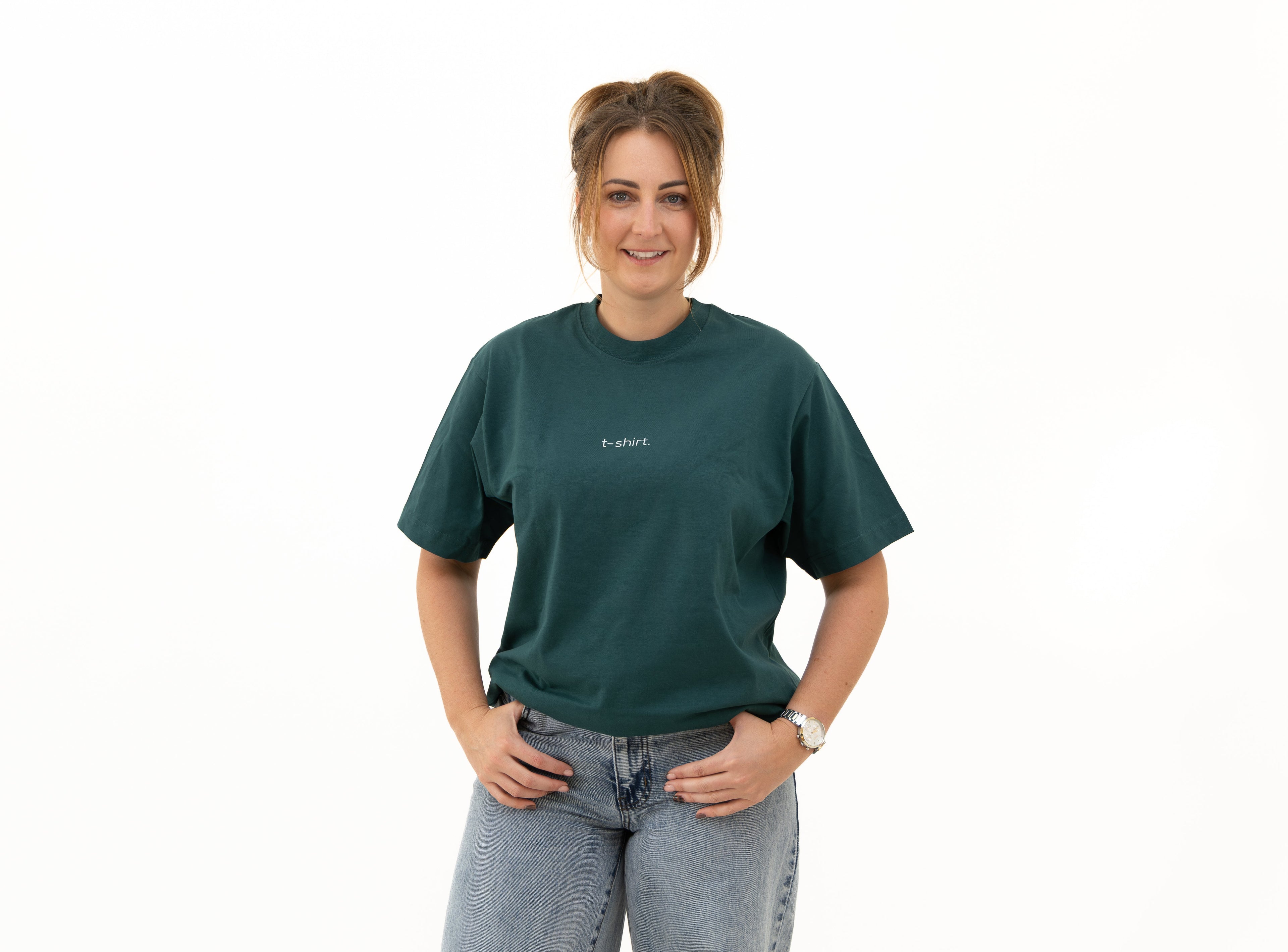 simple. t-shirt. glazed-green.