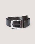 Dark Brown Plain Casual Belt