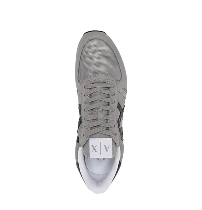 Armani Exchange Men’s Retro Suede Running Sneakers - Grey - UK 7