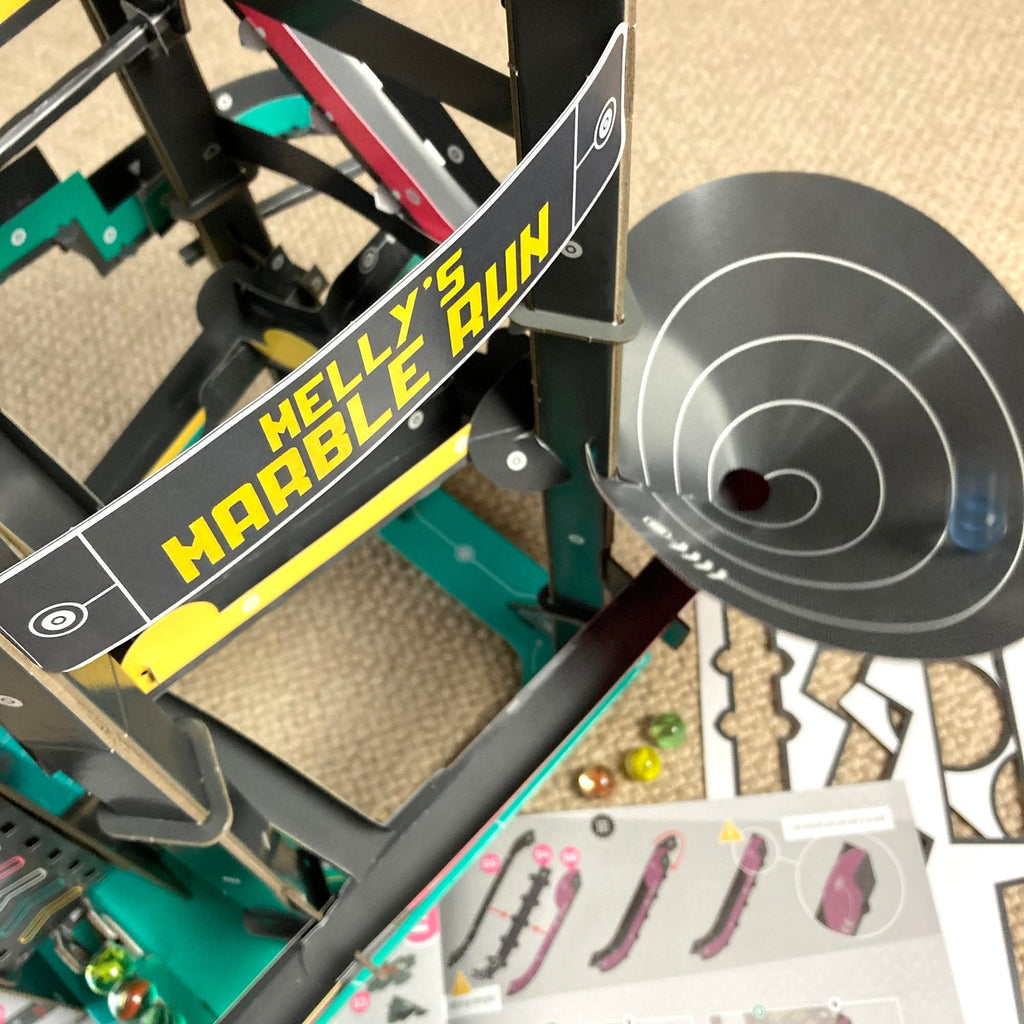 Snaps Marble Run Kit – Sustainable Cardboard STEM Engineering Toy