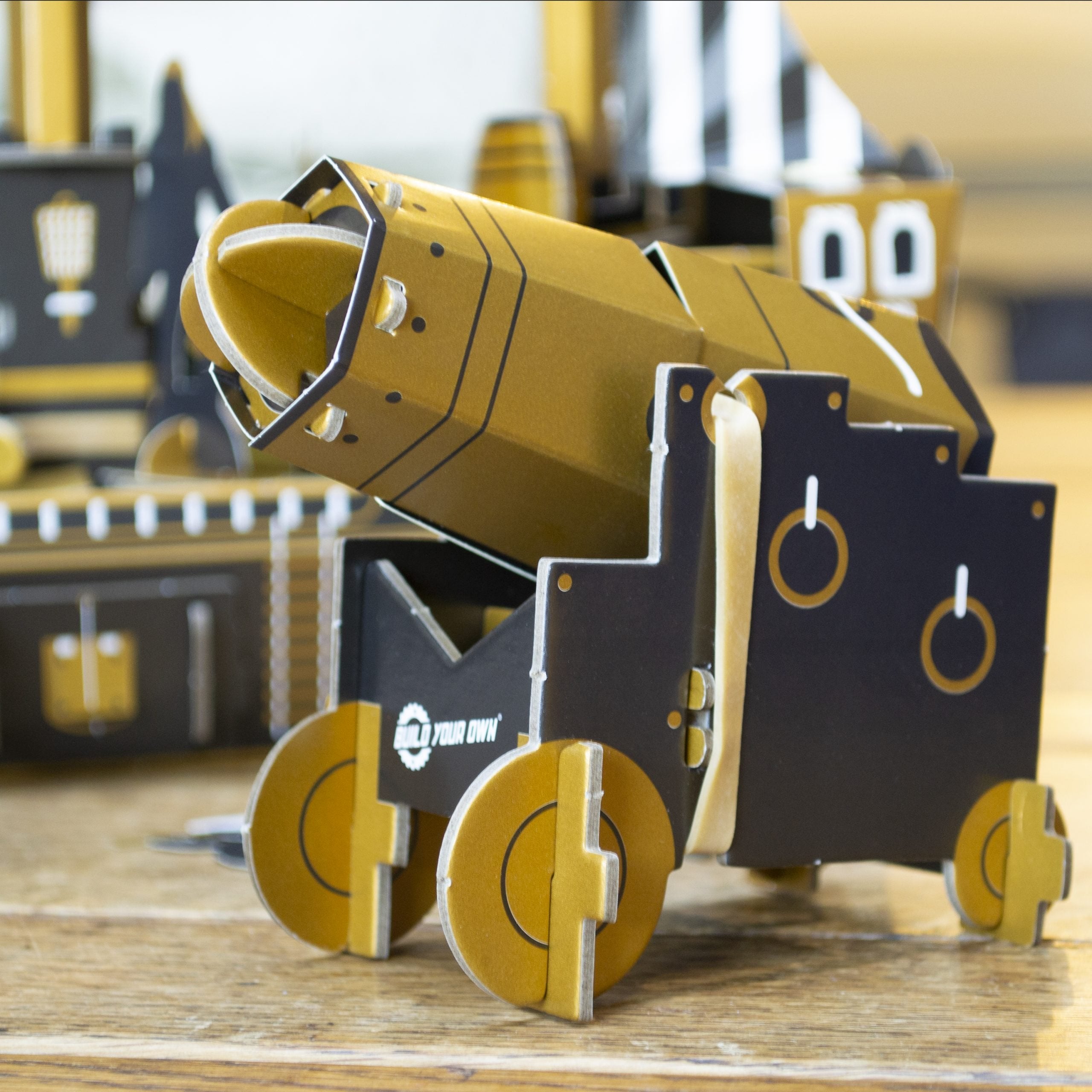 Snaps Pirate Ship Model Kit – Eco-Friendly Cardboard STEM Toy for Kids