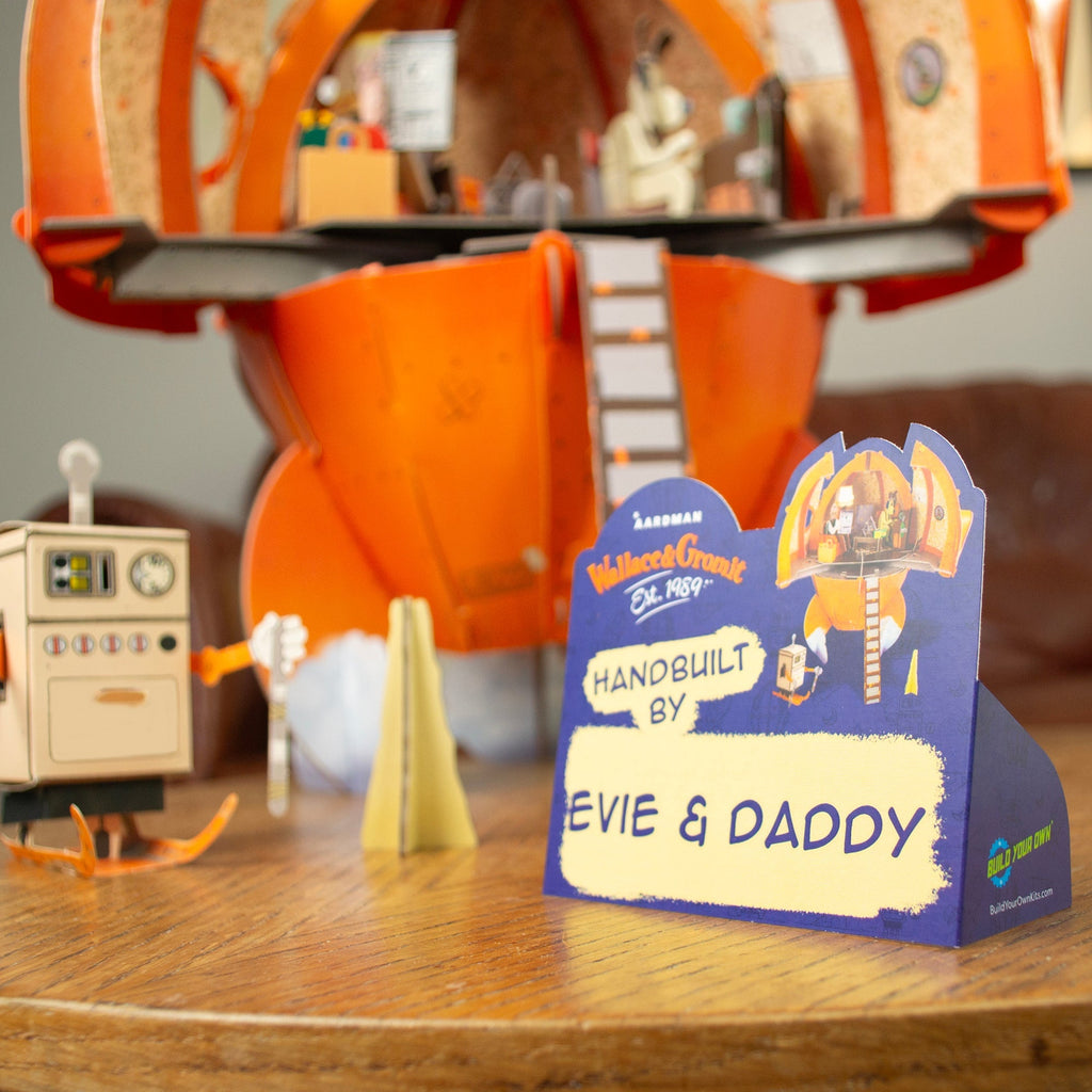 Wallace & Gromit Rocket – Build Your Own Cardboard STEM Model Kit