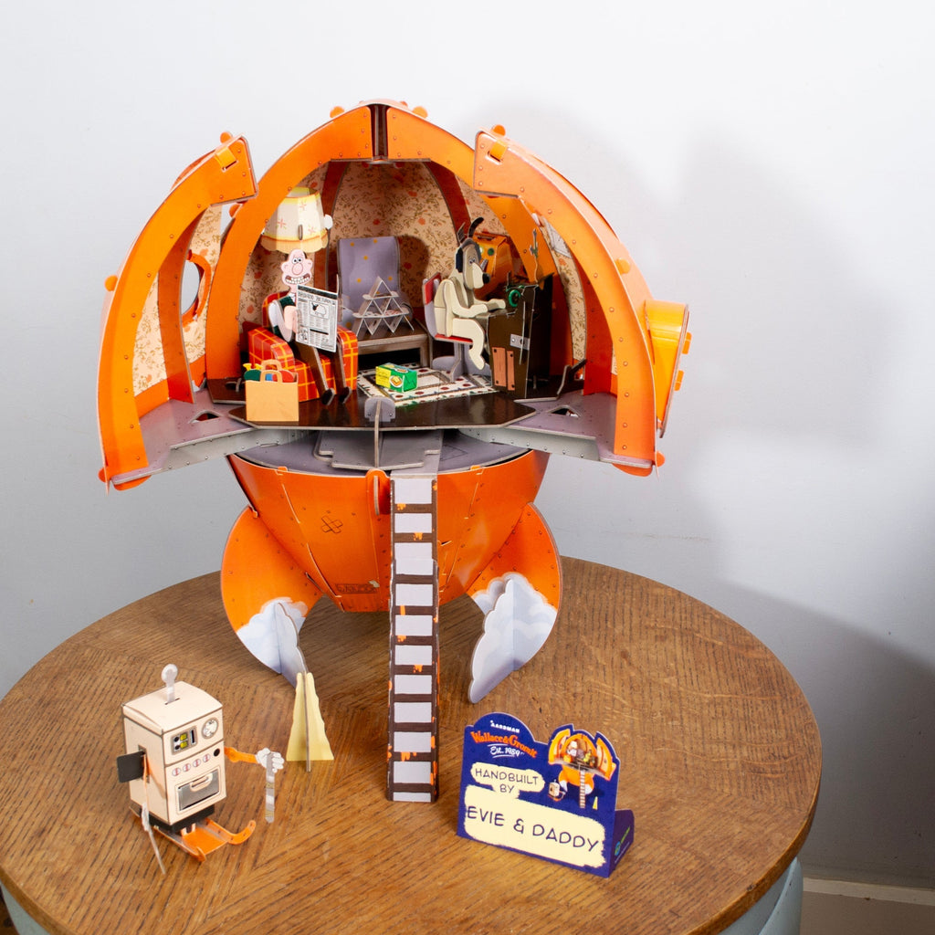 Wallace & Gromit Rocket – Build Your Own Cardboard STEM Model Kit