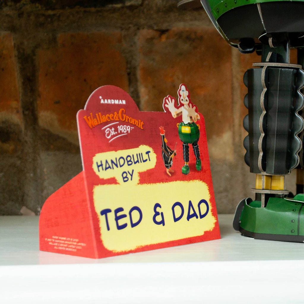 Wallace & Gromit Techno Trousers – Eco-Friendly Cardboard Model Kit
