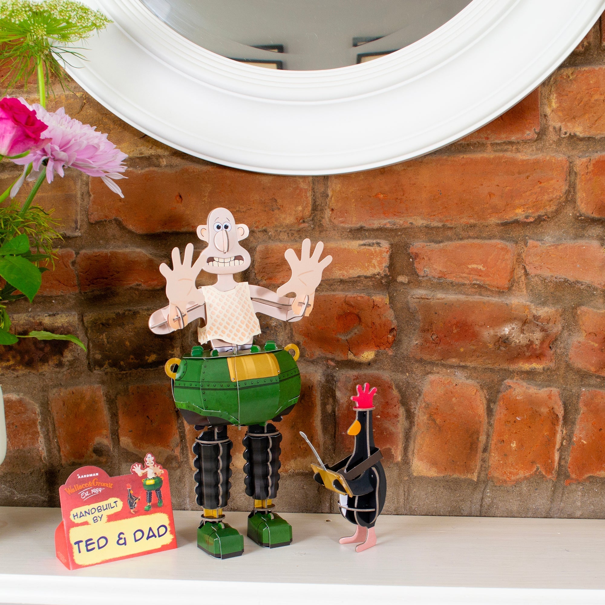 Wallace & Gromit Techno Trousers – Eco-Friendly Cardboard Model Kit
